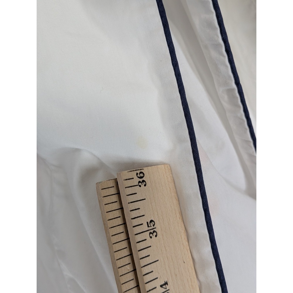 SINGLE STITCH🌿Ralph Lauren Robe Unisex M/L Belted Cotton Piping Bath LoungeLogo - Picture 12 of 13